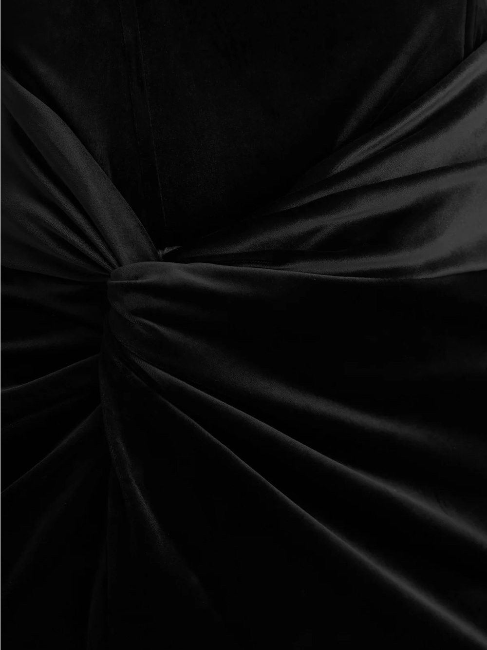 Club L London FAY
Black Velvet Corset Style Knot Maxi Dress l - Picture 4 of 6